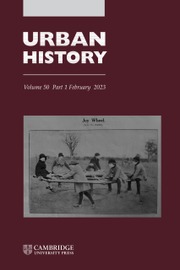 Urban History Volume 50 - Issue 1 -