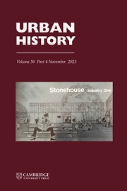 Urban History Volume 50 - Issue 4 -