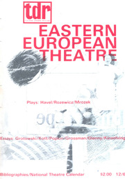 TDR Volume 11 - Issue 3 -  Eastern European Theatre