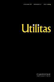 Utilitas Volume 16 - Issue 2 -