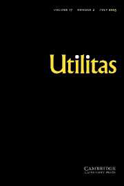 Utilitas Volume 17 - Issue 2 -