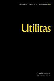 Utilitas Volume 17 - Issue 3 -