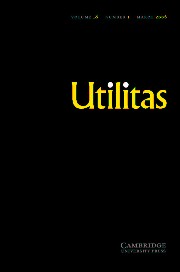 Utilitas Volume 18 - Issue 1 -