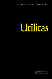 Utilitas Volume 18 - Issue 3 -