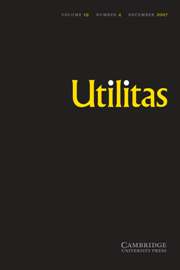 Utilitas Volume 19 - Issue 4 -