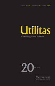 Utilitas Volume 20 - Issue 2 -