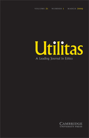 Utilitas Volume 21 - Issue 1 -