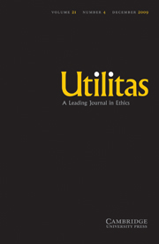 Utilitas Volume 21 - Issue 4 -