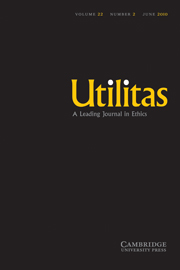 Utilitas Volume 22 - Issue 2 -