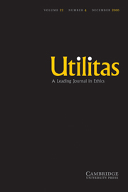 Utilitas Volume 22 - Issue 4 -