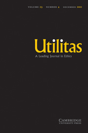 Utilitas Volume 23 - Issue 4 -
