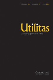 Utilitas Volume 24 - Issue 2 -