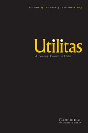Utilitas Volume 25 - Issue 3 -