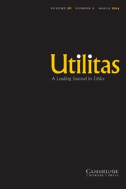 Utilitas Volume 26 - Issue 1 -