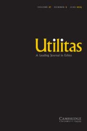 Utilitas Volume 27 - Issue 2 -