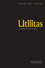Utilitas Volume 28 - Issue 1 -