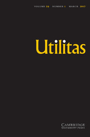 Utilitas Volume 29 - Issue 1 -