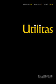 Utilitas Volume 33 - Issue 2 -