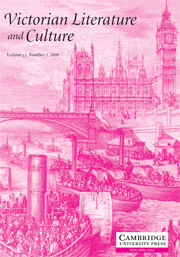 Victorian Literature and Culture Volume 37 - Issue 1 -