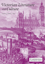 Victorian Literature and Culture Volume 38 - Issue 1 -