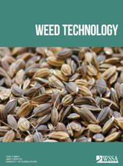 Weed Technology Volume 37 - Issue 1 -