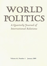 World Politics Volume 61 - Issue 1 -