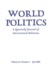 World Politics Volume 61 - Issue 3 -