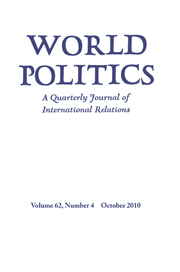 World Politics Volume 62 - Issue 4 -