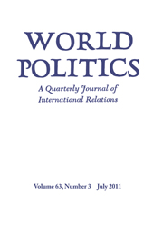 World Politics Volume 63 - Issue 3 -