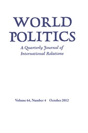 World Politics Volume 64 - Issue 4 -
