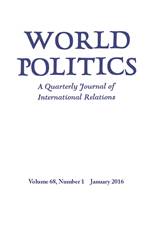 World Politics Volume 68 - Issue 1 -
