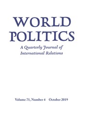 World Politics Volume 71 - Issue 4 -