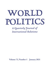 World Politics Volume 73 - Issue 1 -