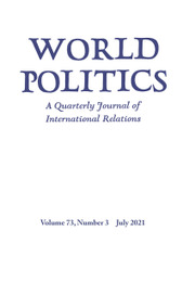 World Politics Volume 73 - Issue 3 -