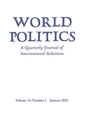 World Politics Volume 74 - Issue 1 -