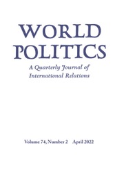 World Politics Volume 74 - Issue 2 -