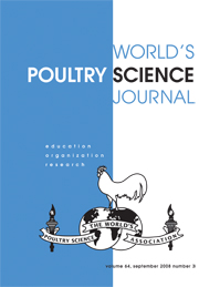 World's Poultry Science Journal Volume 64 - Issue 3 -