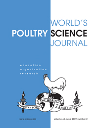 World's Poultry Science Journal Volume 65 - Issue 2 -