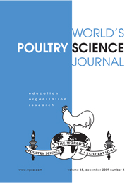 World's Poultry Science Journal Volume 65 - Issue 4 -