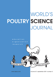 World's Poultry Science Journal Volume 67 - Issue 3 -