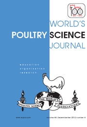 World's Poultry Science Journal Volume 68 - Issue 4 -