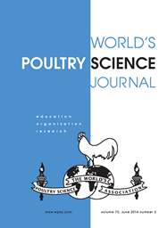 World's Poultry Science Journal Volume 70 - Issue 2 -