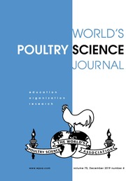 World's Poultry Science Journal Volume 75 - Issue 4 -