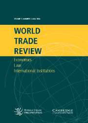 World Trade Review: Volume 3 - Issue 2 | Cambridge Core