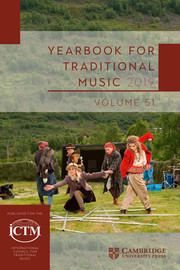 Yearbook for Traditional Music Volume 51 - Issue  -