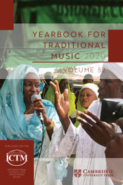 Yearbook for Traditional Music Volume 52 - Issue  -