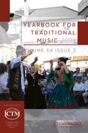 Yearbook for Traditional Music Volume 54 - Issue 2 -