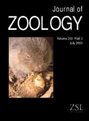 Journal of Zoology Volume 260 - Issue 3 -