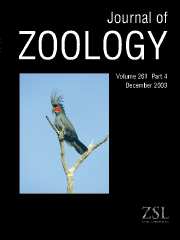 Journal of Zoology Volume 261 - Issue 4 -